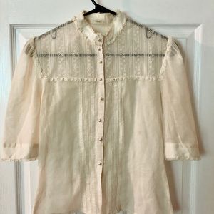Vintage Victorian style blouse
